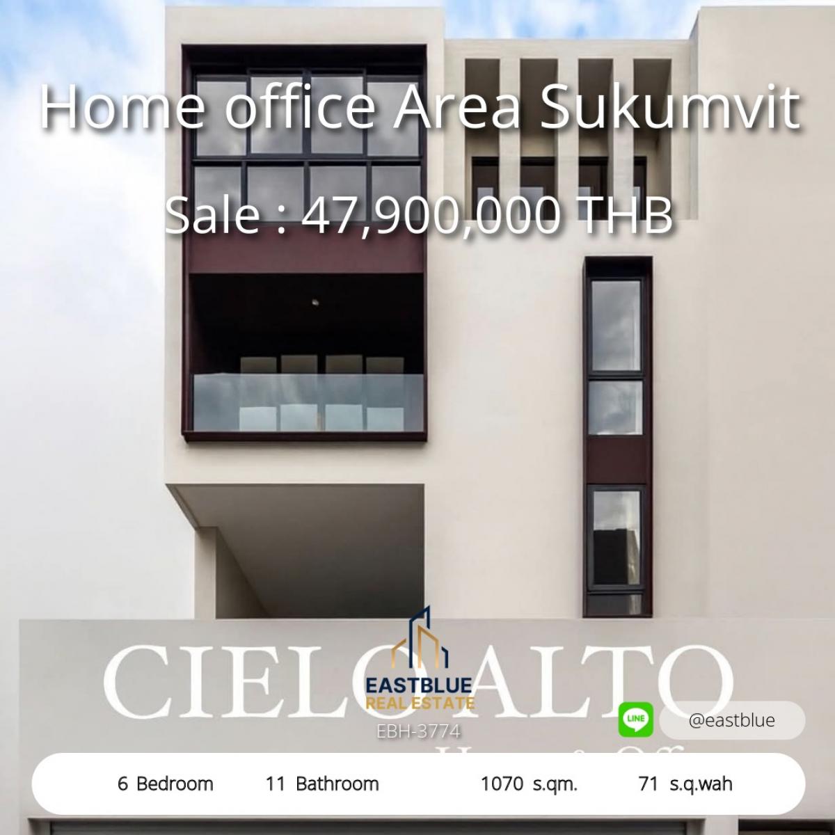 For SaleOfficeSukhumvit, Asoke, Thonglor : 28/01/2026, Luxury detached house for rent, 4 bedrooms, Burasiri, Krungthep Kreetha. 
Ready to move in Close to international schools and shopping!