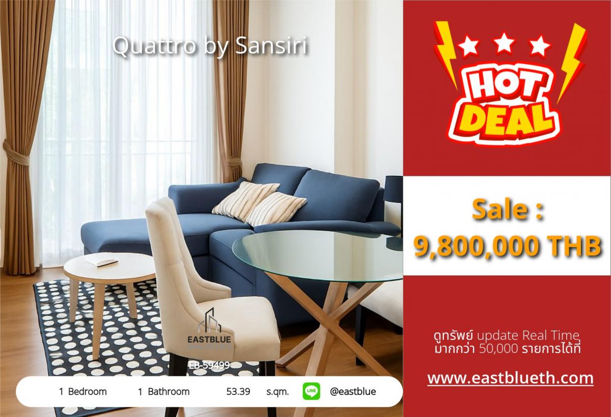 For SaleCondoSukhumvit, Asoke, Thonglor : Luxury condo 1 bedroom in the heart of Thonglor, 53 sq.m. price 9.8 million
Elevated living with complete amenities, close to BTS Thong Lo!