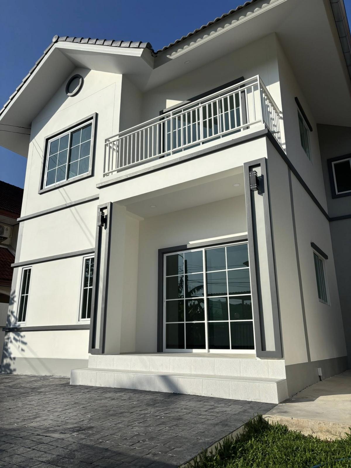 For SaleHousePhutthamonthon, Salaya : 28/01/2026, 4 bedroom detached house, brand new corner house in Bangna. Easy rent 50,000 baht/mo. Ready to move in immediately!