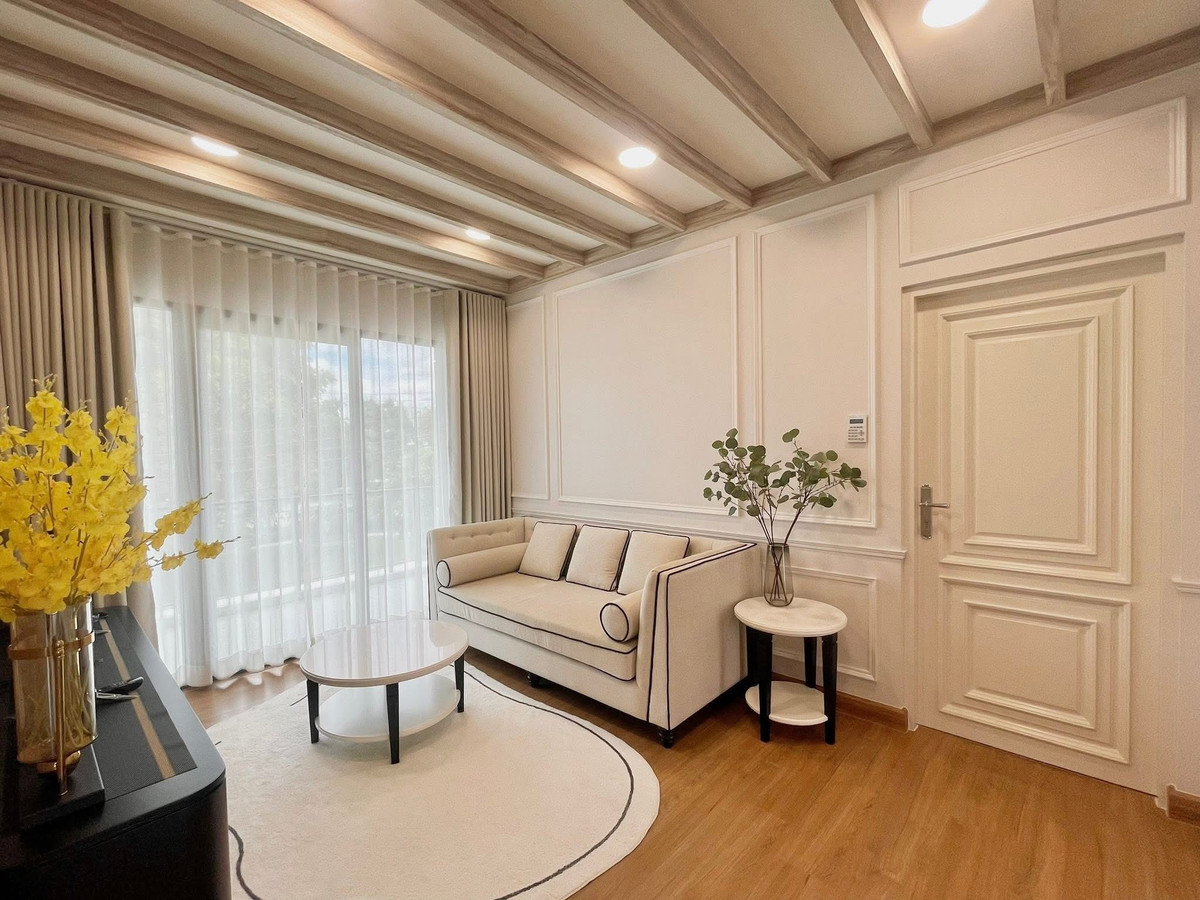 For RentHouseBangna, Bearing, Lasalle : P-2962 For rent! Single house Centro Bangna, ready to move in, decorated in Modern Luxury style, near Mega Bangna.