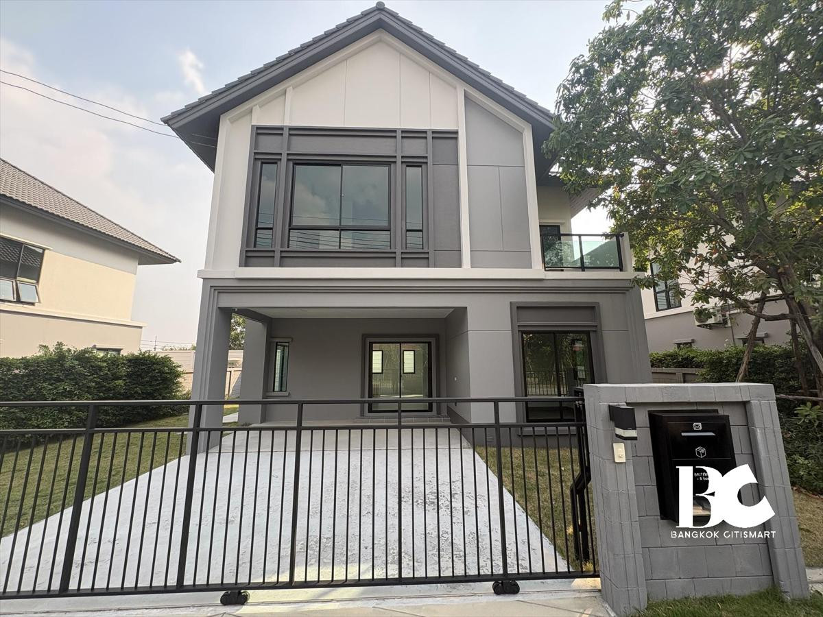 ให้เช่าบ้านสมุทรปราการ สำโรง : 🏡 ขาย  /  ให้เช่า บ้านเดี่ยว 2 ชั้น  Britania Wongwaen-Theparak