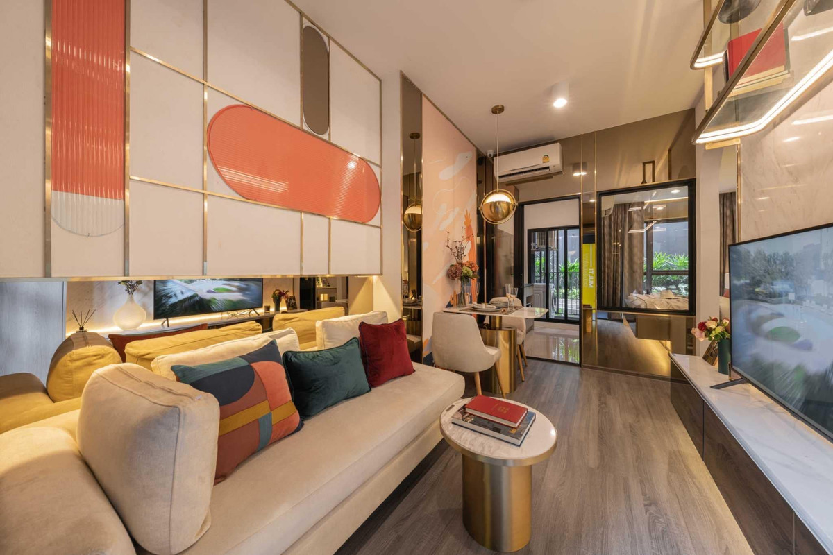 ขายคอนโดเสรีไทย-นิด้า : 𝗜𝗗𝗘𝗢 𝗥𝗮𝗺𝗸𝗵𝗮𝗺𝗵𝗮𝗲𝗻𝗴 𝗟𝗮𝗺𝘀𝗮𝗹𝗶 𝗦𝘁𝗮𝘁𝗶𝗼𝗻 1 BEDROOM 31.5 sq.m. .ใกล้ 𝗠𝗥𝗧 ลำสาลี เพียง 50 เมตร เริ่ม 3.19 ลบ*