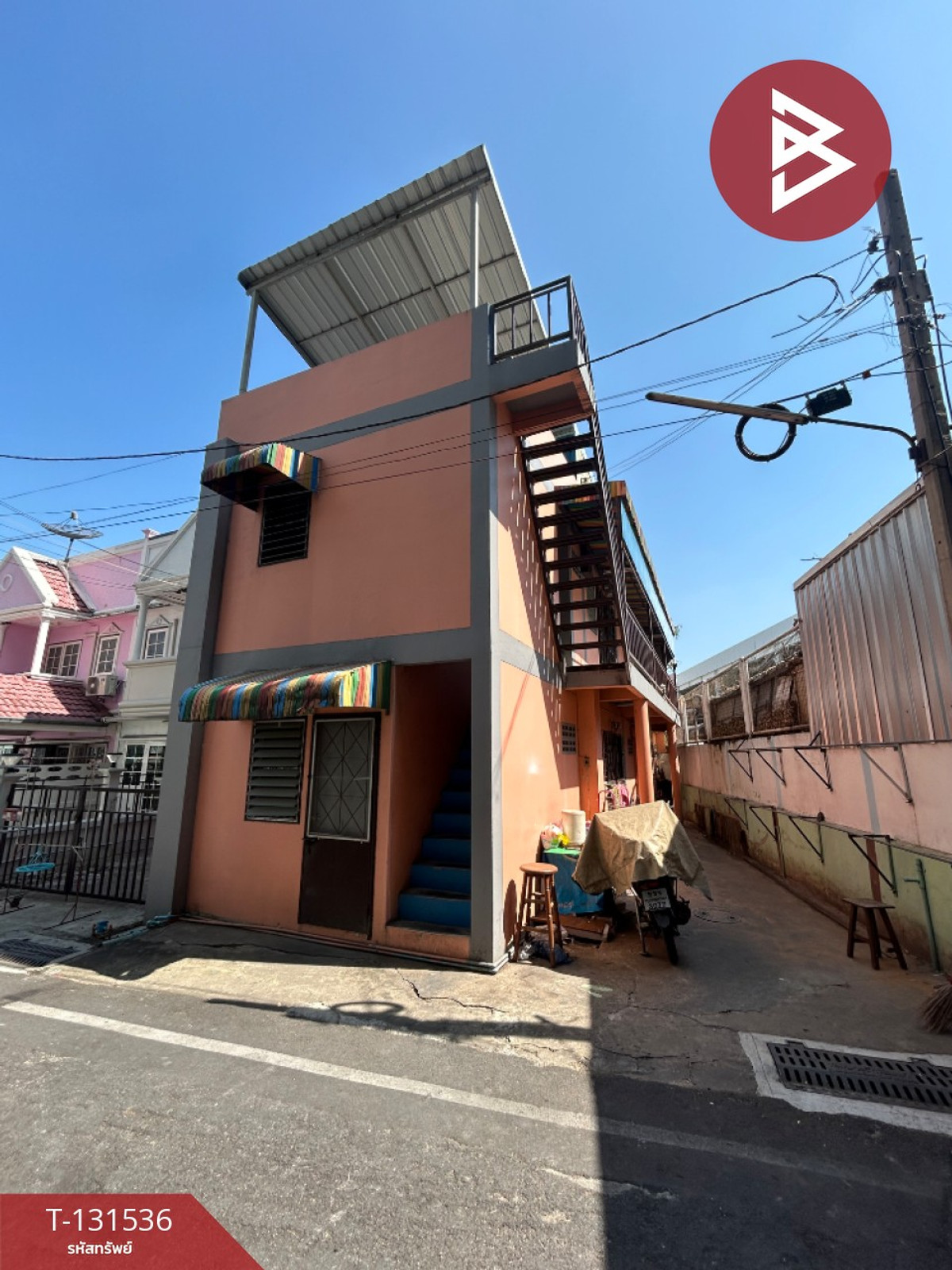 For SaleTownhomeNonthaburi, Bang Yai, Bangbuathong : Townhouse for sale with rental business Rattanathibet Village, Bang Bua Thong, Nonthaburi