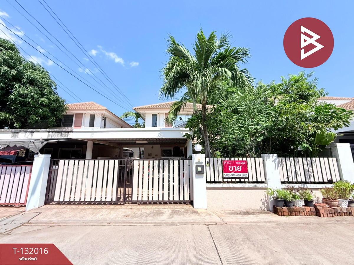 ขายพัทยา บางแสน ชลบุรี สัตหีบ : ขายบ้านแฝด โครงการบ้านสวนบางพระ ชลบุรี ทำเลดี