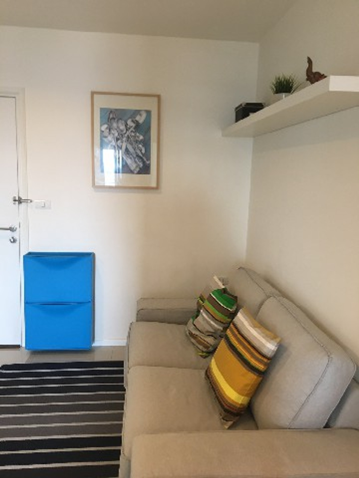 ให้เช่าคอนโดอ่อนนุช อุดมสุข : 1 ห้องนอน 1 ห้องน้ำ 38 ตรม คอนโดที่ Aspire สุขุมวิท 48 ให้เช่า 16,000 บาทต่อเดือน, สุขุมวิท ซอย 48, BTS พระโขนง