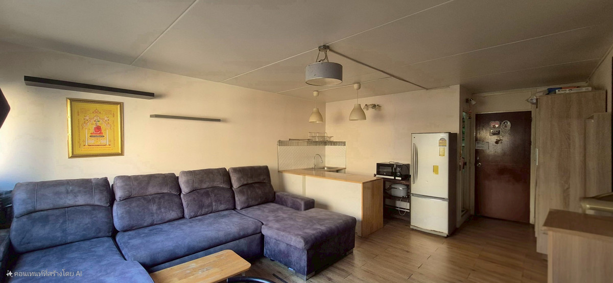 For SaleCondoChaengwatana, Muangthong : Urgent sale! Large room, Rare Item, Building C6, Muang Thong Thani (38.39 sq m.), separated bedroom. Fully furnished, ready to move in, near Cosmo Bazaar.