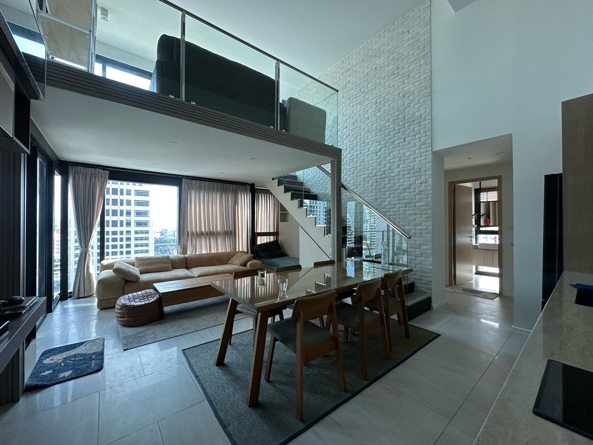 คอนโดสีลม ศาลาแดง บางรัก : ขายหรือเช่า the loft silom ห้องสภาพใหม่ 2ห้องนอน1ห้องน้ำ 80ตรม.