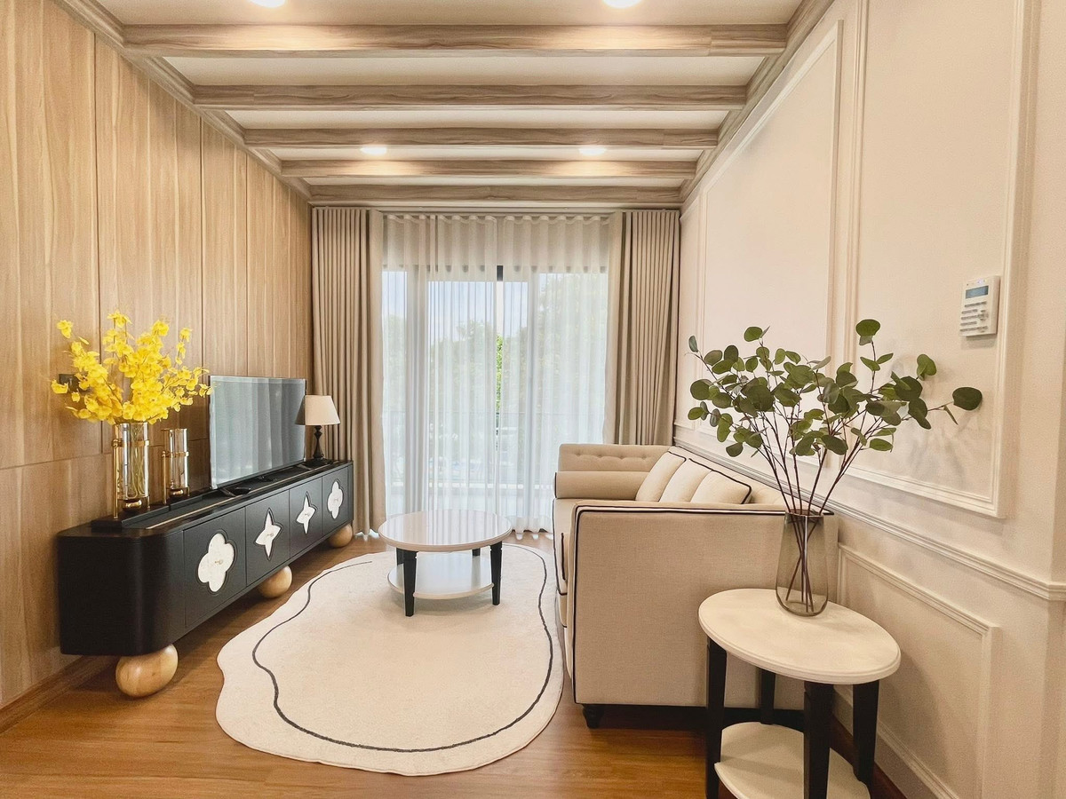 For RentHouseBangna, Bearing, Lasalle : P-2962 For rent! Single house Centro Bangna, ready to move in, decorated in Modern Luxury style, near Mega Bangna.