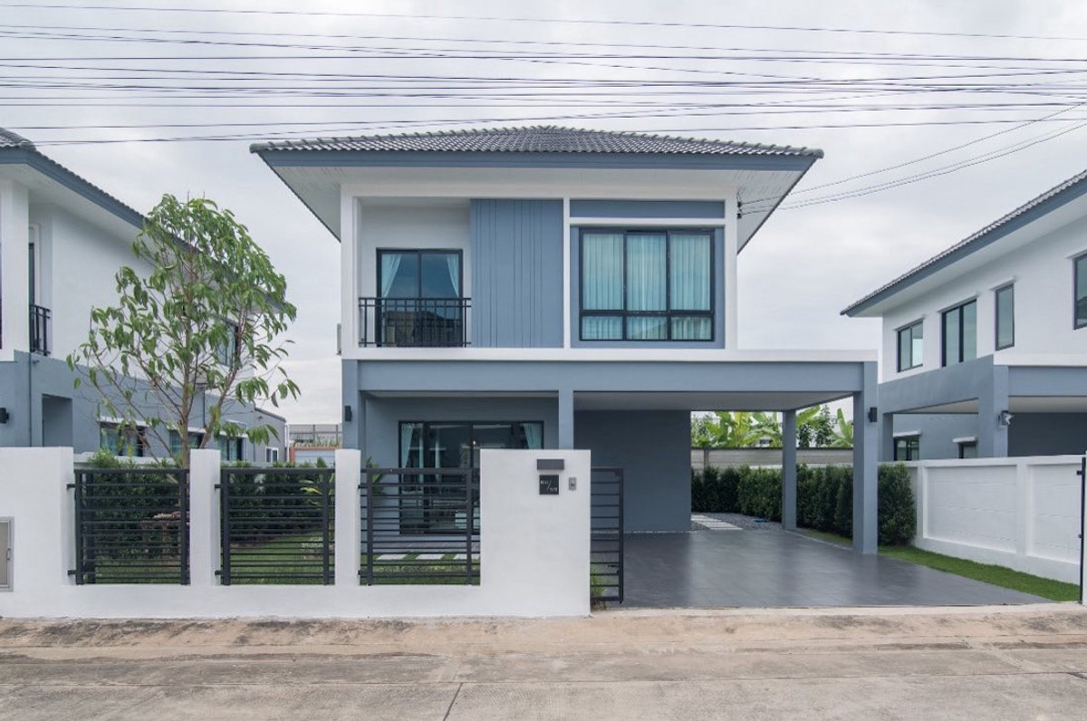 For SaleHouseLadkrabang, Suwannaphum Airport : Maxim Green Village Romklao - Suvarnabhumi / 4 Bedrooms (FOR SALE) BZD131