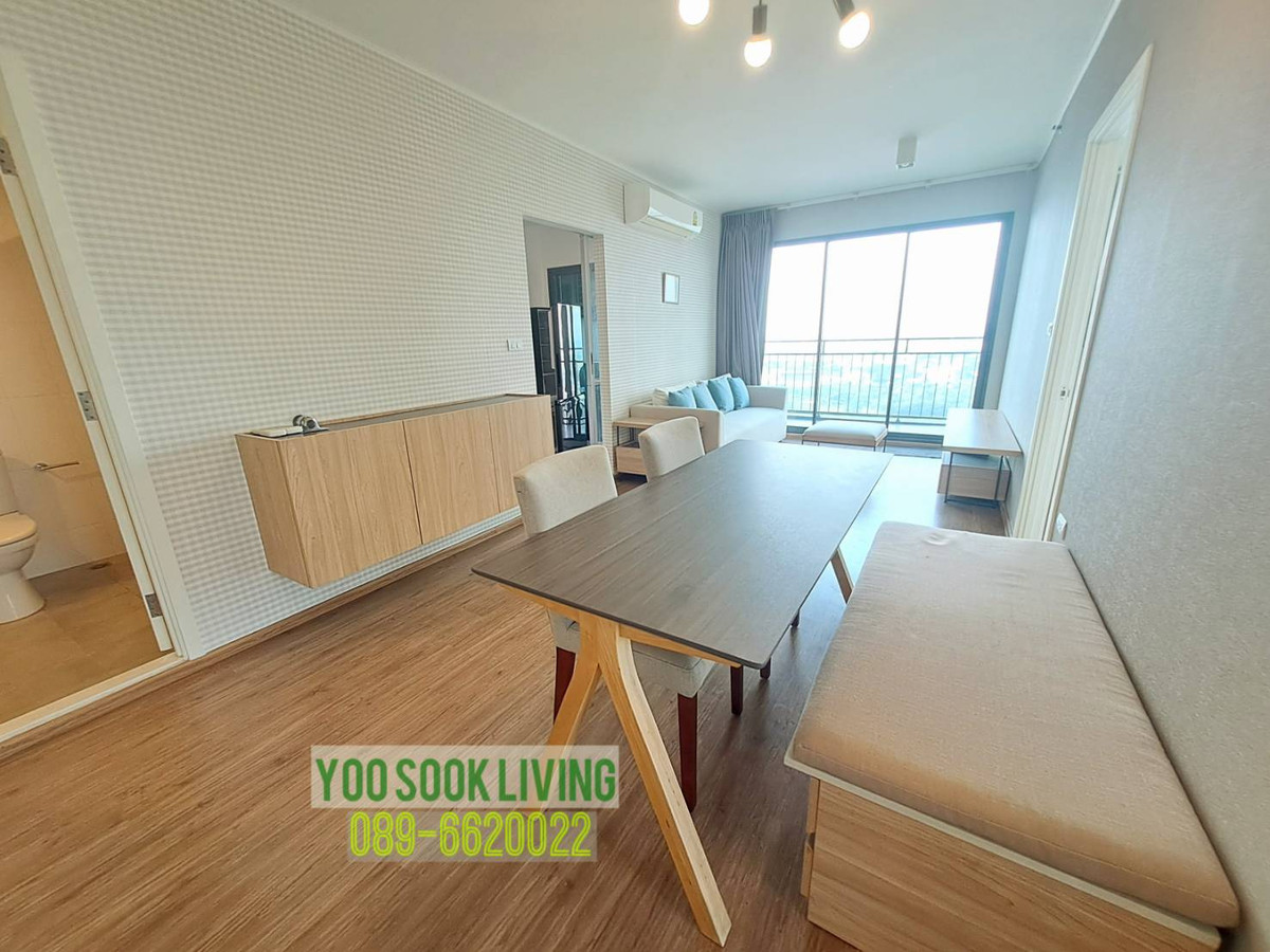 ให้เช่าคอนโดพระราม 3 สาธุประดิษฐ์ : ปล่อยเช่าคอนโดวิวโค้งน้ำ รีโนเวทพร้อมอยู่ สองห้องนอน ราคาดี U Delight Residence Riverfront Rama3 โทร 089-6620022