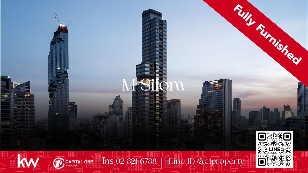 ให้เช่าคอนโดสีลม ศาลาแดง บางรัก : 🏙️ ให้เช่า M Silom | เอ็ม สีลม ทำเลทอง CBD สีลม-สาทร 🐶🐱 Pet Friendly