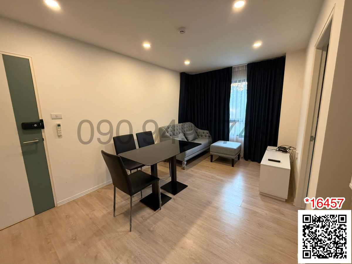 For RentCondoLadkrabang, Suwannaphum Airport : Condo for rent, 2 bedrooms, I Condo Green Space Sukhumvit 77, Phase 2, Building A, 2nd floor, beautifully decorated, near the airport.