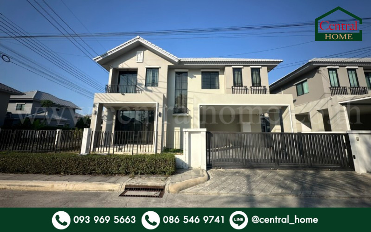 ขายบ้านบางนา แบริ่ง ลาซาล : บ้านเดี่ยว ชวนชื่น ไพร์ม วิลเลจ บางนา หลังมุม เฟอร์ครบ ราคาถูก