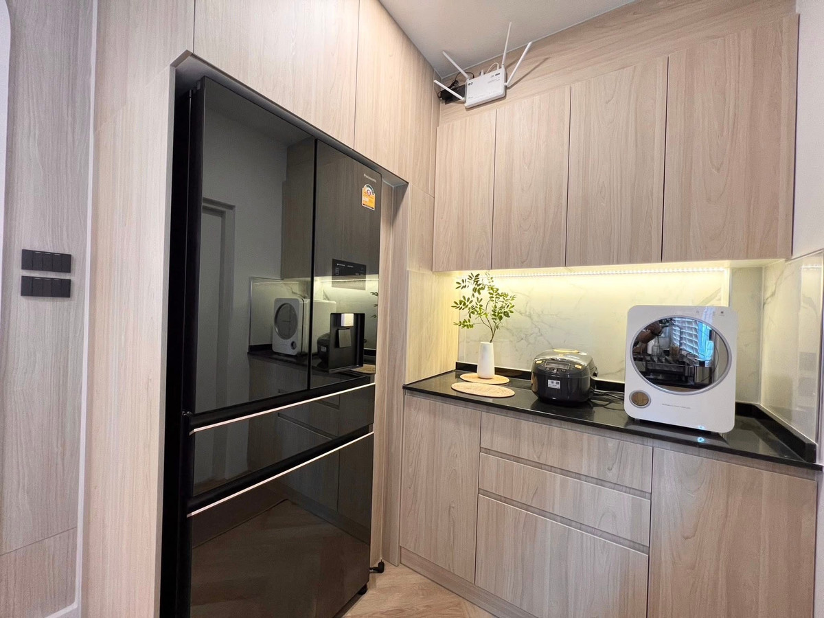 For RentHouseBangna, Bearing, Lasalle : P-2962 For rent! Single house Centro Bangna, ready to move in, decorated in Modern Luxury style, near Mega Bangna.