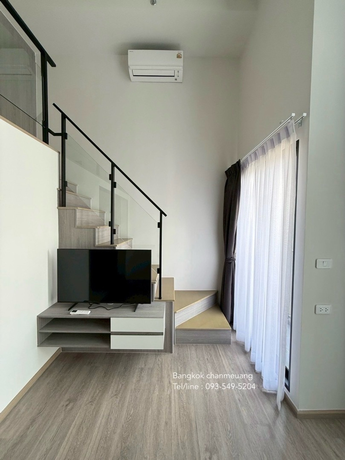 For RentCondoRattanathibet, Sanambinna : 🔥 Urgent rental 🔥 Very new room, never rented out, 2-story room, Condo Origin plug&play nonthaburi