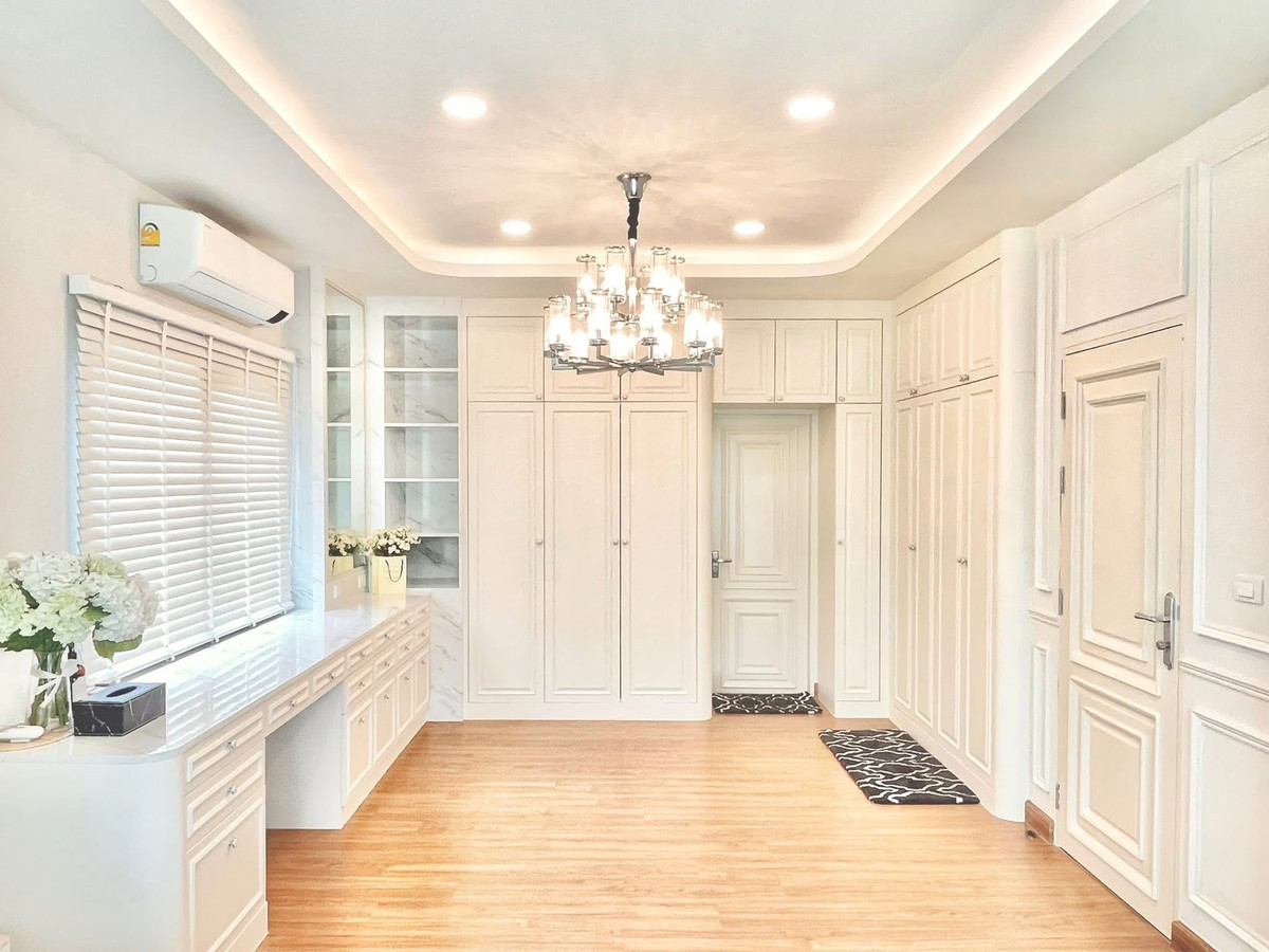 For RentHouseBangna, Bearing, Lasalle : P-2962 For rent! Single house Centro Bangna, ready to move in, decorated in Modern Luxury style, near Mega Bangna.