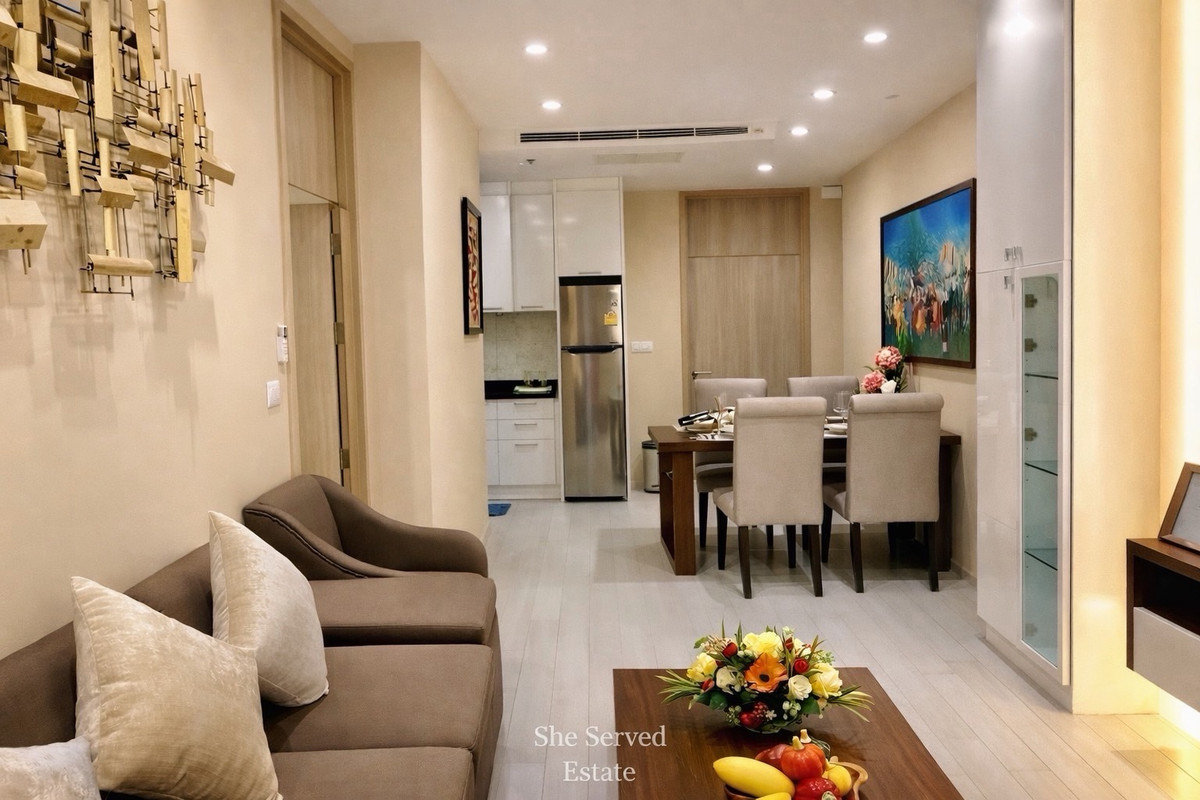 ให้เช่าคอนโดวิทยุ ชิดลม หลังสวน : ◈  Noble Ploenchit ◈ 1 Bedroom
• Size: 60 sq.m. • Building: C • Floor: 8
