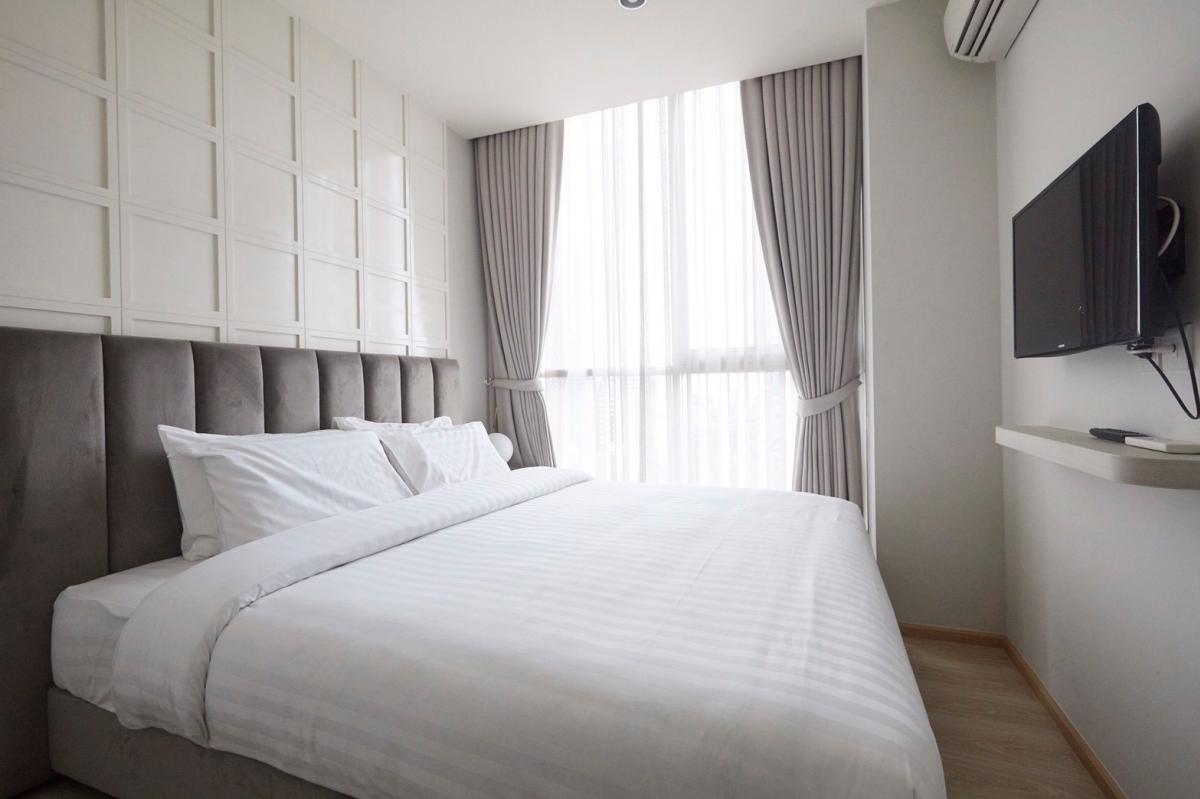 For RentCondoRatchadapisek, Huaikwang, Suttisan : Luxury 2 Bed Condo @Noble Revolve Ratchada – BTS Thai Cultural Center35,000 THB/mo Near Esplanade, Central Rama 9, Swimming Pool-Fitness Complete!