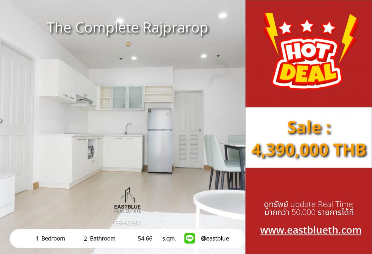 For SaleCondoRatchathewi,Phayathai : Condo in the heart of Ratchaprarop, 1 bedroom, ready to move in, near BTS Victory Monument.
Attractive price of 4.39 million, with complete facilities included!