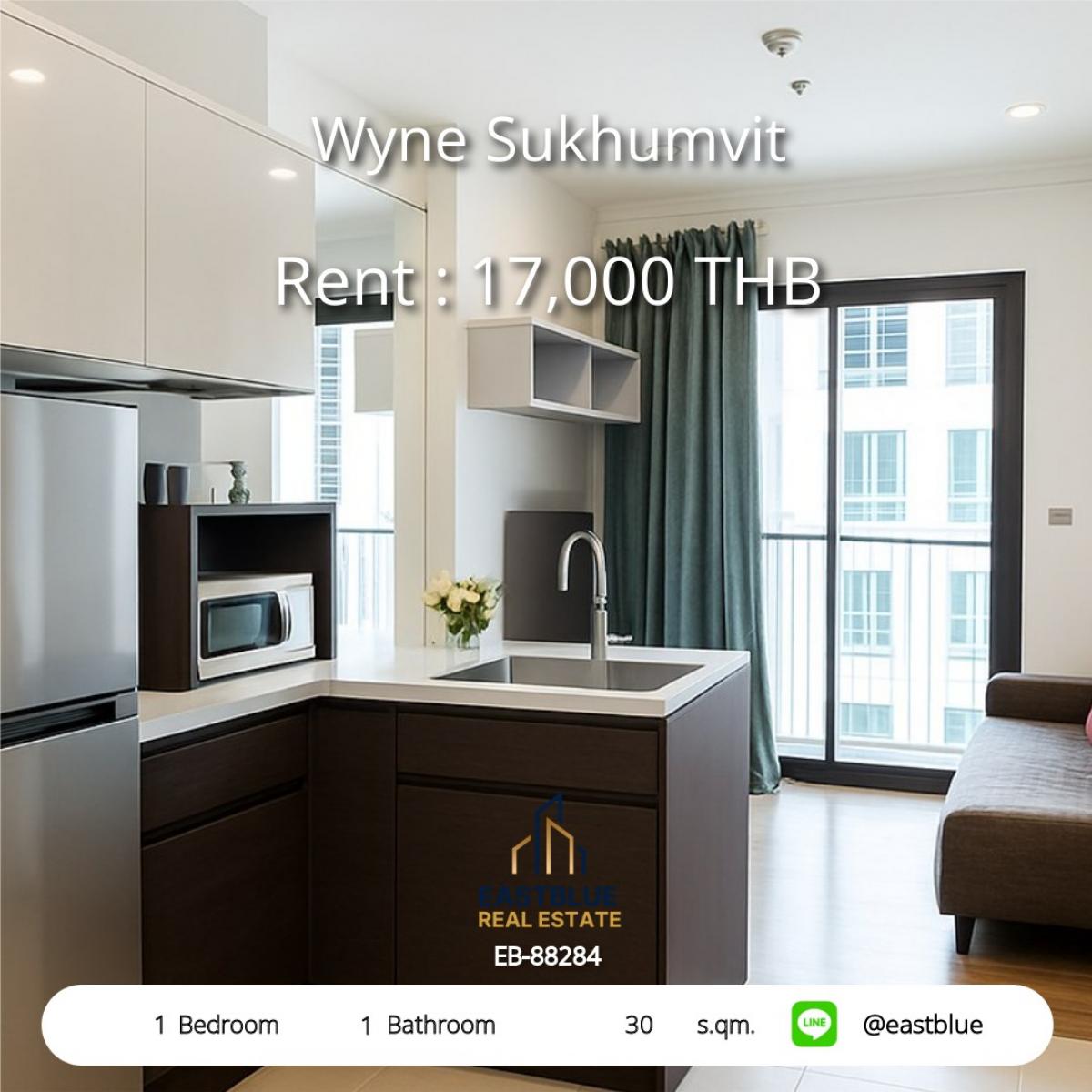 For RentCondoOnnut, Udomsuk : Luxury condo 1 bedroom in Phra Khanong area, near BTS, only 17,000 baht/month
Fully equipped with amenities including a swimming pool and fitness center, ready to move in immediately!