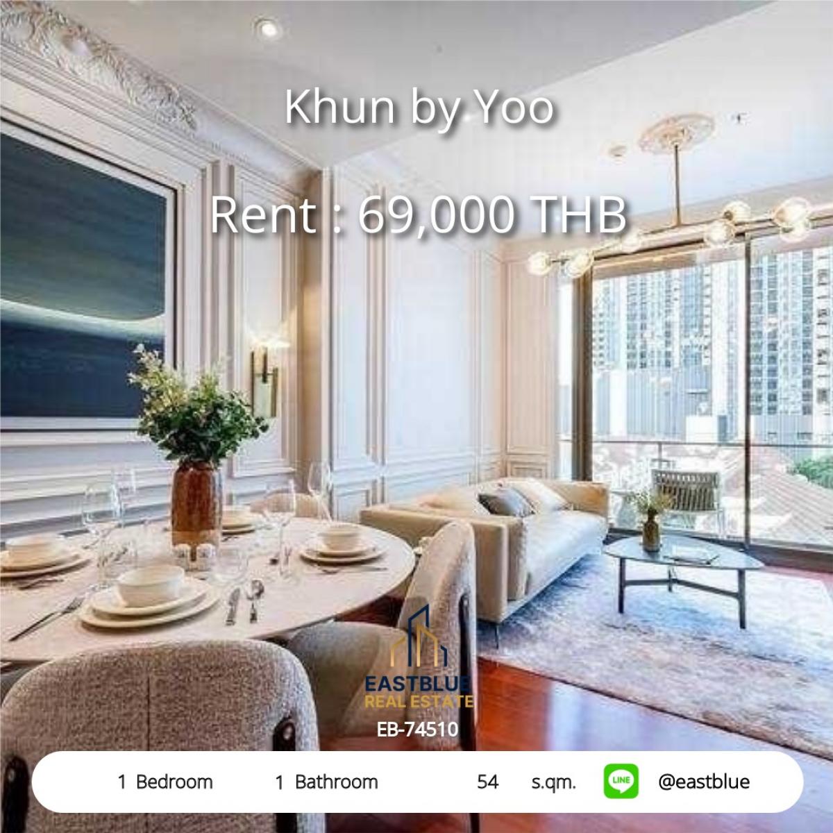 For RentCondoSukhumvit, Asoke, Thonglor : Rent a luxury condo Khun by Yoo in the heart of Thonglor, 1 bedroom, price 69,000 baht/month
Close to BTS Thonglor with complete amenities. Don't miss out!