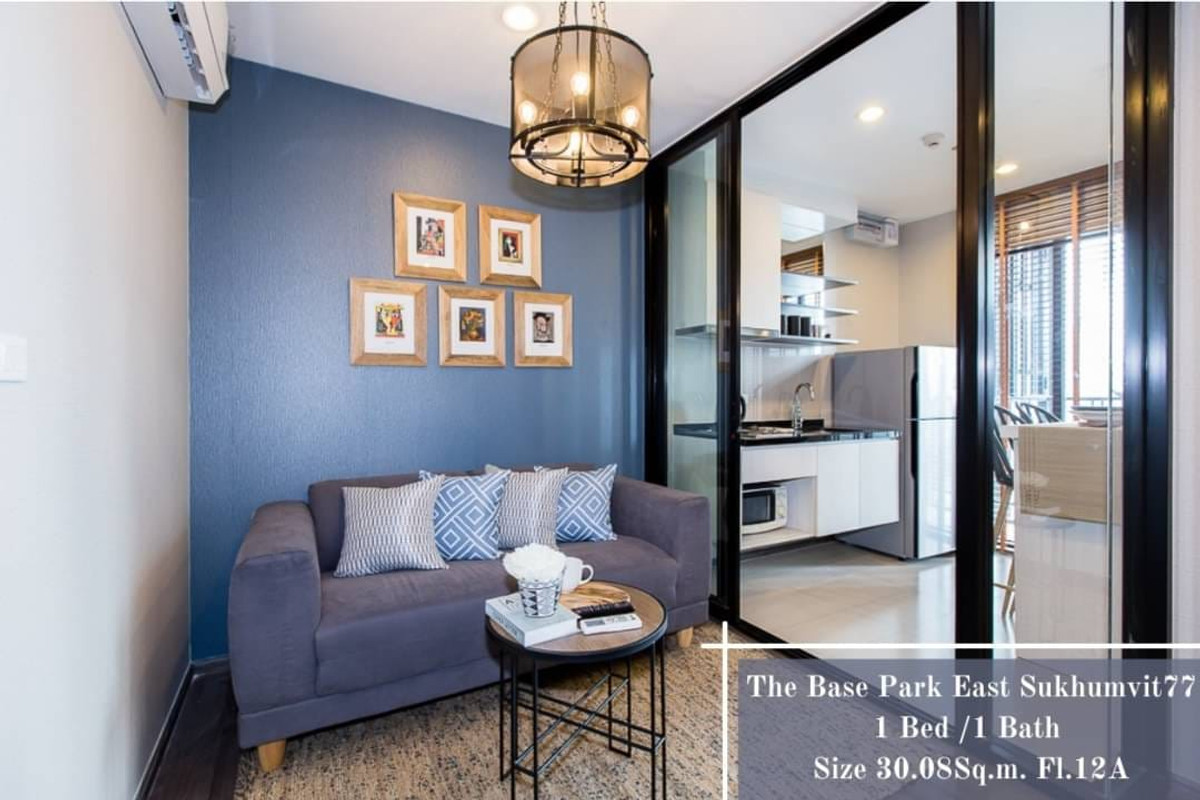 For RentCondoOnnut, Udomsuk : ✨Condo for Rent : The Base Park East Sukhumvit 77 (AP-02) ( line : @condo91 )