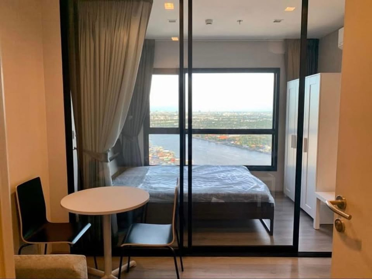 For RentCondoRattanathibet, Sanambinna : 🌟For rent The Politan Rive 26 sq m. Condo next to the Chao Phraya River, near MRT Phra Nang Klao.
