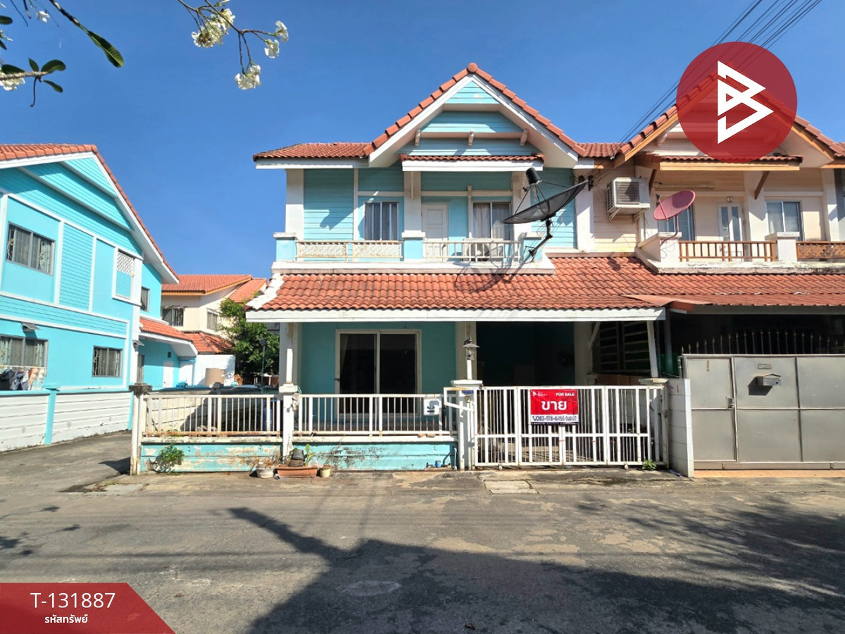 ขายทาวน์โฮมมหาชัย สมุทรสาคร : ขายทาวน์เฮ้าส์ หมู่บ้านกานดา บ้านริมคลอง พันท้ายนรสิงห์ สมุทรสาคร