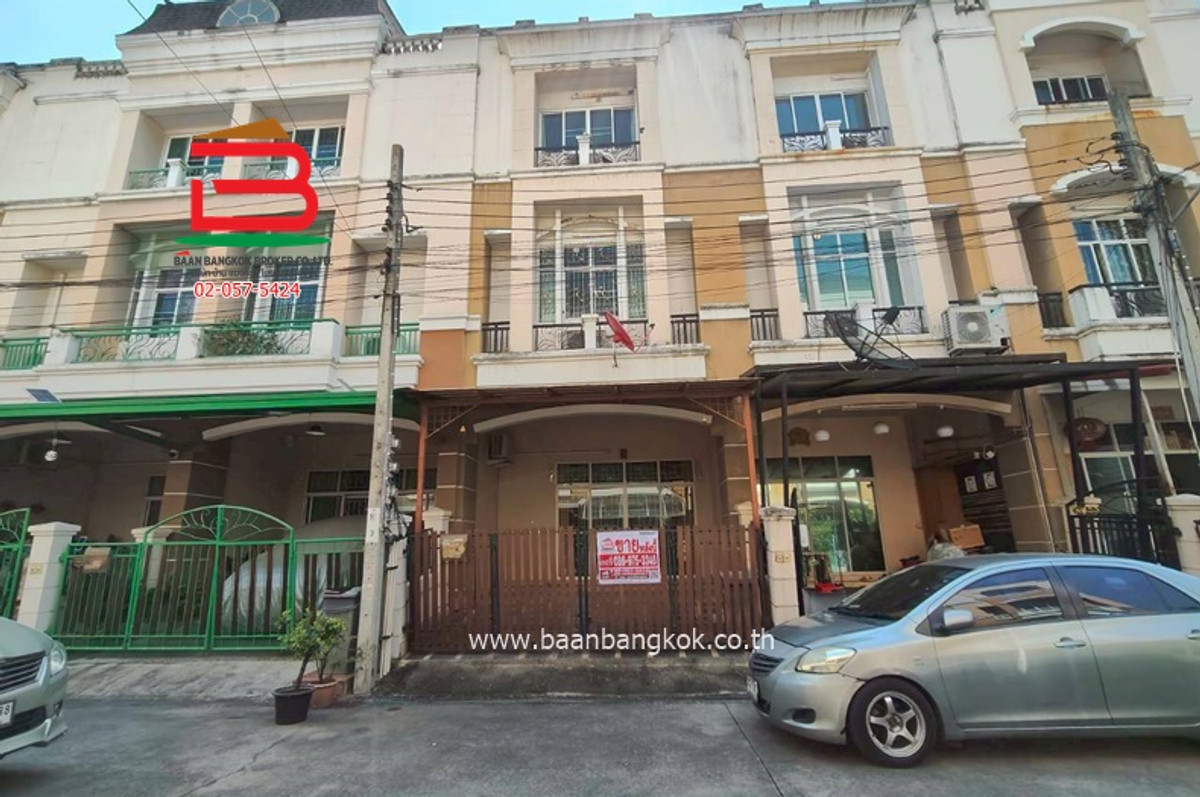 For SaleTownhomeEakachai, Bang Bon : Townhome Parinlak Ekkachai-Bang Bon (Near Central Rama 2) Area 21.8 sq m., Bang Bon Subdistrict, Bang Bon District