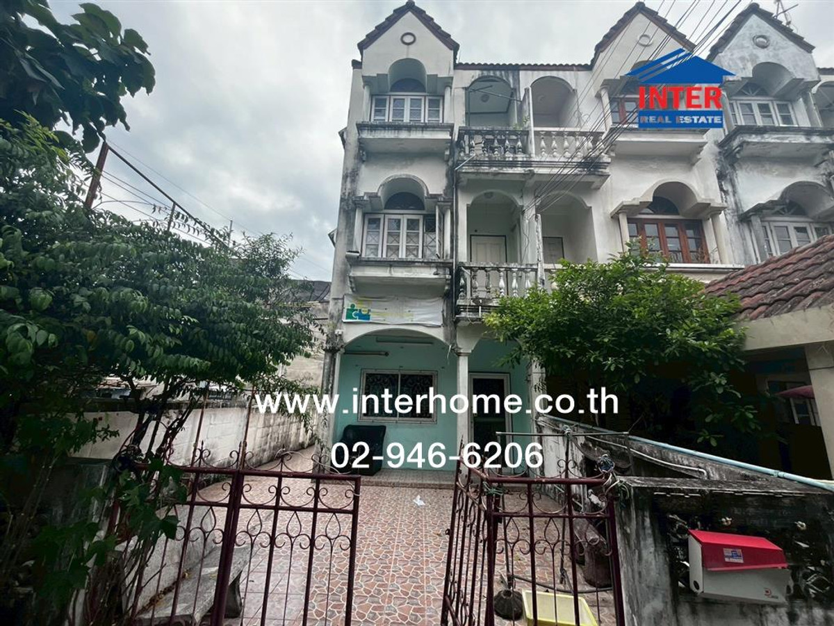 For SaleTownhomeMin Buri, Romklao : Townhouse, 3 floors, 25.5 sq m, Kesri Village 2. Soi Ramkhamhaeng 124, Ramkhamhaeng Road, Saphan Sung District, Bangkok