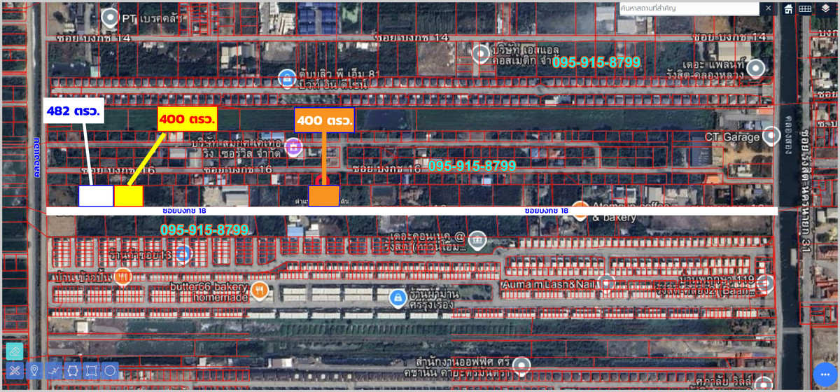 ขายที่ดินปทุมธานี รังสิต ธรรมศาสตร์ : มาแล้วครับ ที่ดินสวย 3 แปลง  ราคาถูก ทำเลดี  ที่ดินบงกช 18  คลอง 2  อ.คลองหลวง ปทุมธานี
