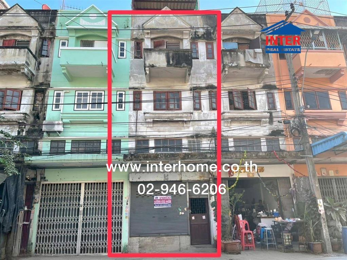 ขายอาคารพาณิชย์บางแค เพชรเกษม : อาคารพาณิชย์ 3.5 ชั้น 16 ตร.ว. หมู่บ้านสุขสันต์6 ถนนกาญจนาภิเษก ถนนเพชรเกษม เขตภาษีเจริญ กรุงเทพมหานคร