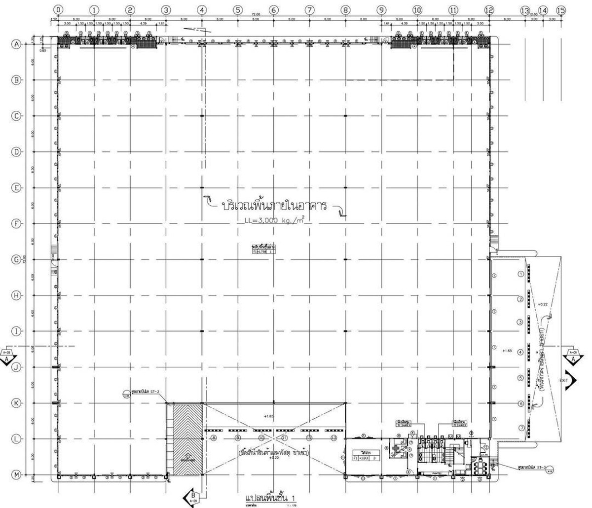 For RentFactorySamut Prakan,Samrong : Industrial factory for rent with factory license @ Bangna Trad KM.23 on land 6 rai 3 ngan 71.5 square wah, usable area 5,508 square meters, Samut Prakan Province.