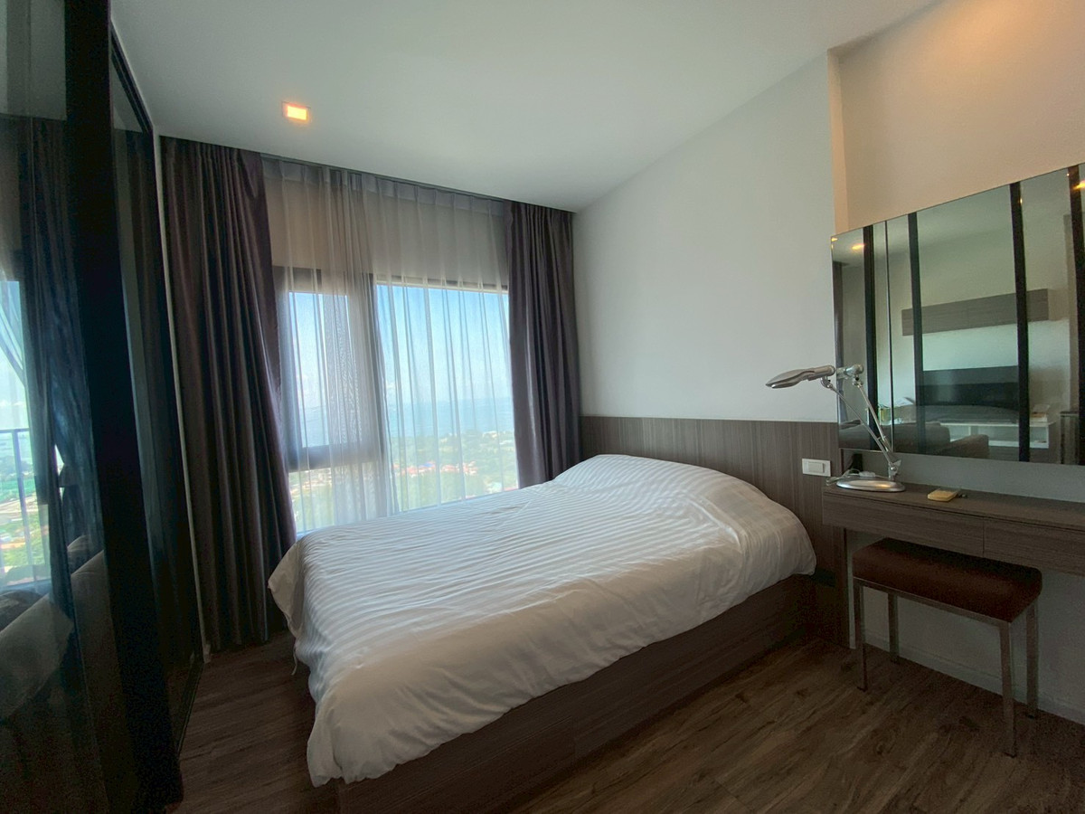 ให้เช่าคอนโดศรีราชา แหลมฉบัง บ้านบึง : 94879 - ให้เช่าคอนโด ไนท์บริดจ์ ดิ โอเชี่ยน ศรีราชา เฟอร์+เครื่องใช้ไฟฟ้าครบ ขนาด 35 ตร.ม. วิวทะเล ชั้น 21