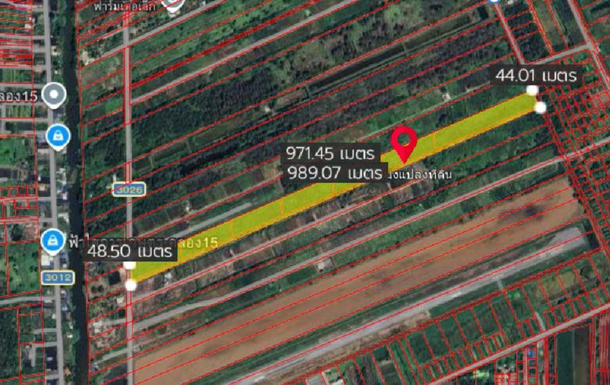 ขายที่ดินนครนายก : ที่ดินเปล่า 23-2-09 ไร่ คลอง 15 องครักษ์ ติดถนนปูน ตำบลคลองใหญ่ อำเภอองครักษ์ จังหวัดนครนายก