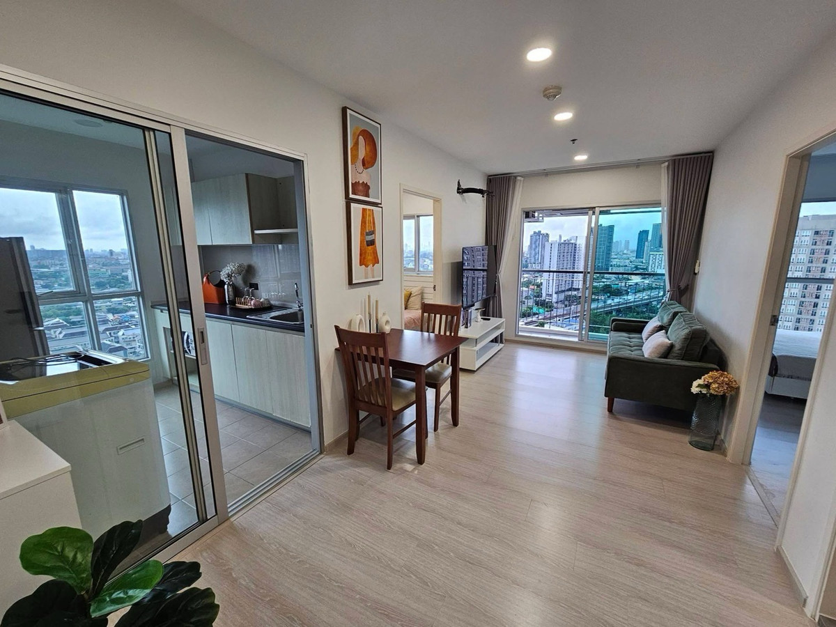 For RentCondoThaphra, Talat Phlu, Wutthakat : Condo for rent Aspire Sathorn - Taksin [ Timber zone ] 🛋️💖 LineOA : @ladysai
