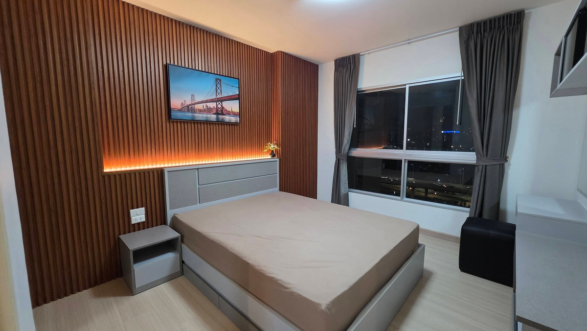 For RentCondoRama9, Petchburi, RCA : Condo for rent in the heart of Rama 9, comfortable to live in, convenient to travel, Supalai Veranda Rama9, call 089-662-0022