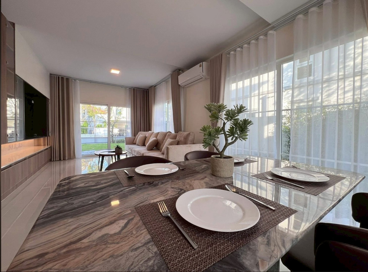 ให้เช่าบ้านบางนา แบริ่ง ลาซาล : LTH14312 – House for Rent | Villaggio 3 | 153 sqm | 4 Beds 3 Baths | Near Mega Bangna | 75K/Month | บ้านเดี่ยวให้เช่า วิลลาจจิโอ 3