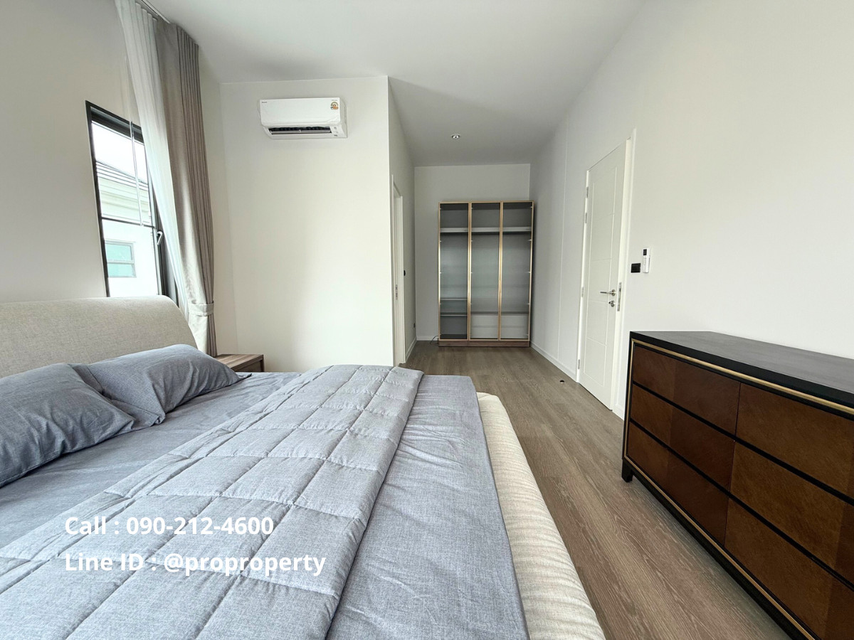 บ้านบางนา แบริ่ง ลาซาล : บ้านหรูให้เช่า ใกล้คลับเฮ้าส์ บ้านใหม่แต่งครบ พร้อมเฟอร์นิเจอร์คุณภาพ เข้าอยู่ได้ทันที