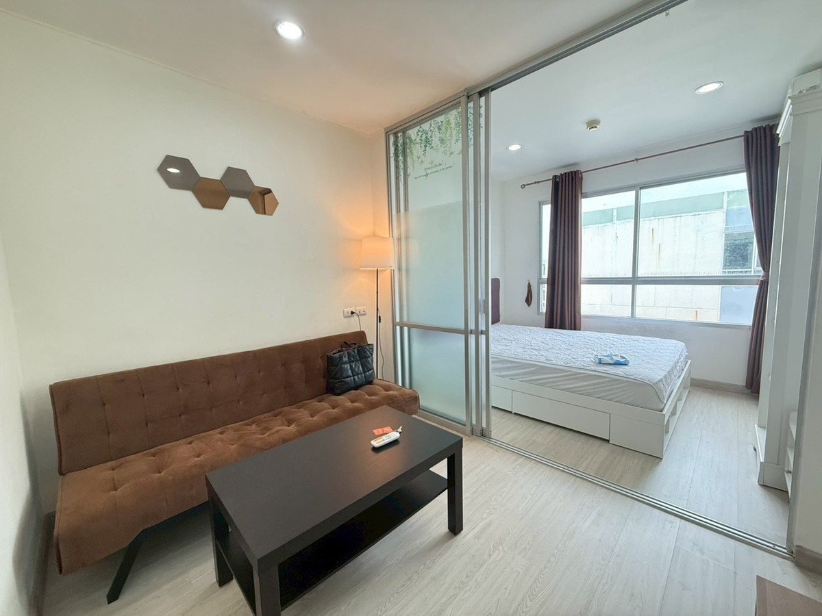 ให้เช่าคอนโดอ่อนนุช อุดมสุข : 🔥🔥 ให้เช่า ลุมพินี อ่อนนุช 46 🔥🔥  🔥🔥  ห้องพร้อมอยู่ 20 กพ. 69 ** #นัดดูได้เลย 🔥🔥  ขนาด 23 ตร.ม. ชั้น 8 ตึก C1 #ห้องมุม