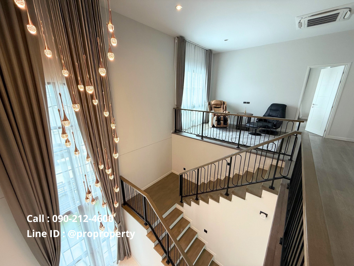 บ้านบางนา แบริ่ง ลาซาล : บ้านหรูให้เช่า ใกล้คลับเฮ้าส์ บ้านใหม่แต่งครบ พร้อมเฟอร์นิเจอร์คุณภาพ เข้าอยู่ได้ทันที