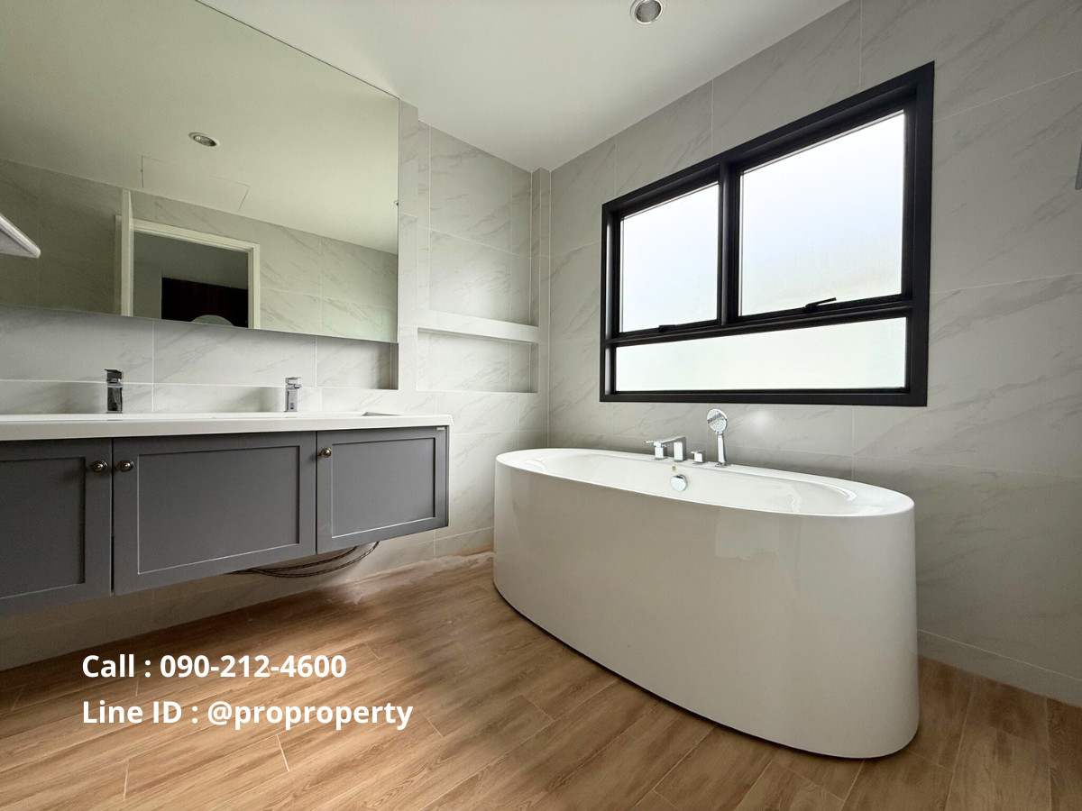 บ้านบางนา แบริ่ง ลาซาล : บ้านหรูให้เช่า ใกล้คลับเฮ้าส์ บ้านใหม่แต่งครบ พร้อมเฟอร์นิเจอร์คุณภาพ เข้าอยู่ได้ทันที