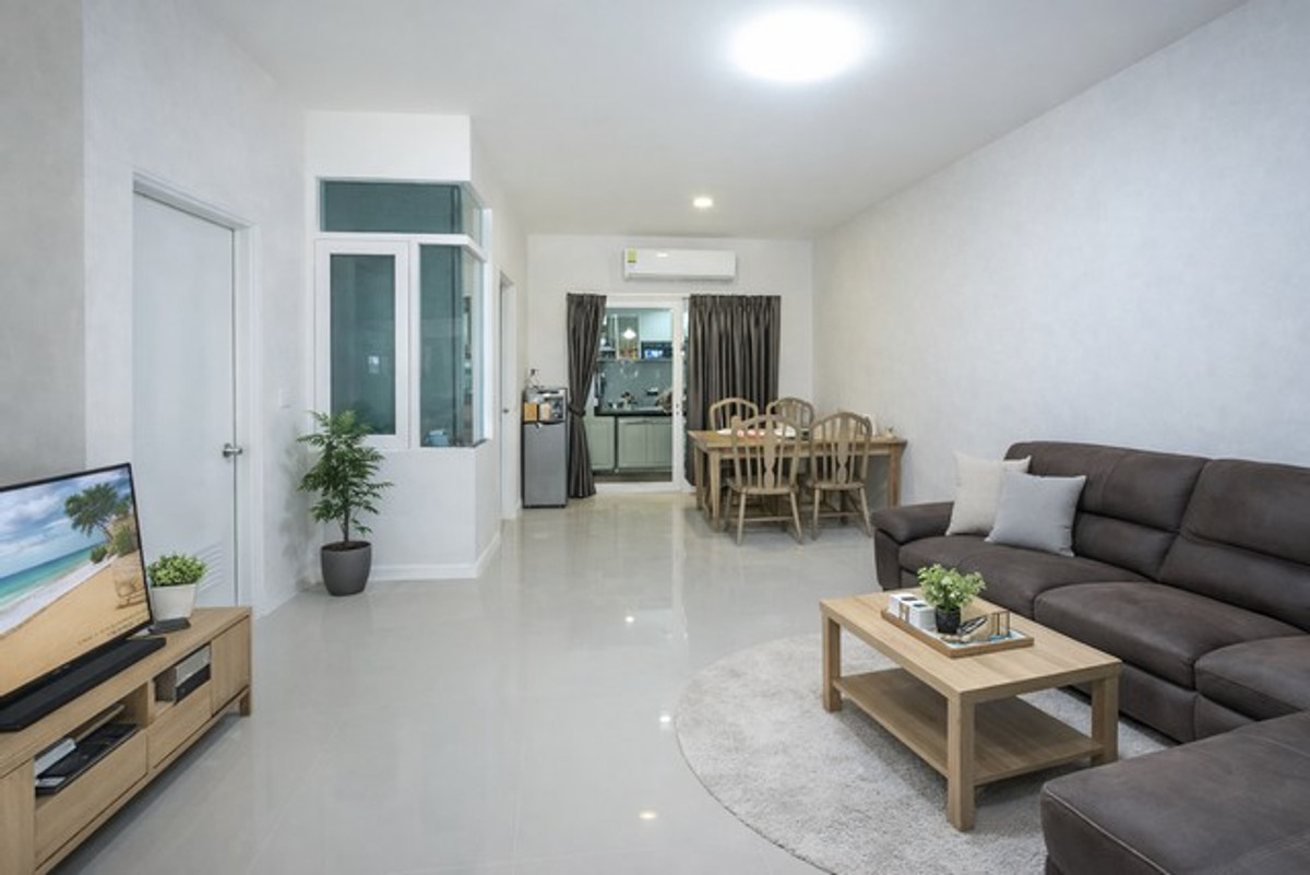 For SaleTownhomeRama5, Ratchapruek, Bangkruai : Casa Waterside Rama 5, comfortable for the whole family, 4 bedroom townhouse, quality project, loss.