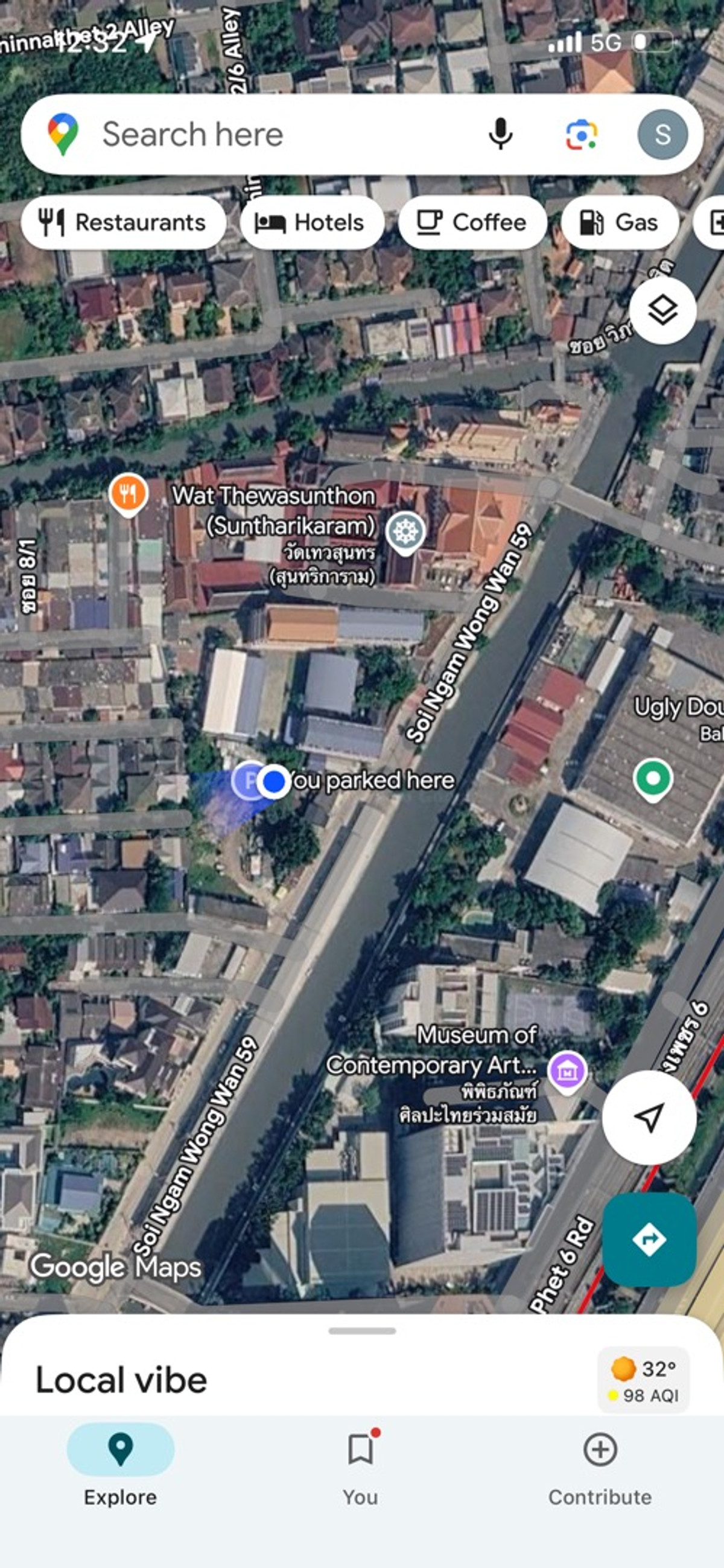 ขายที่ดินสะพานควาย จตุจักร : ที่ดินริมคลองเปรมประชากร ฝั่งตรงข้าม ม.เกษตรศาสตร์ เนื้อที่ 1 ไร่ 3 งาน 91 ตารางวา