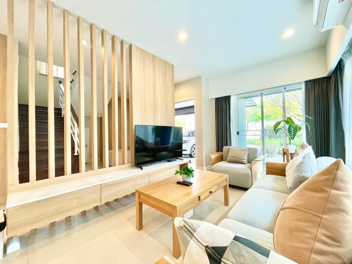 For RentHouseKaset Nawamin,Ladplakao : Hot**Happy in a two-story detached house Kaset Nawamin area With a special rental price!!!