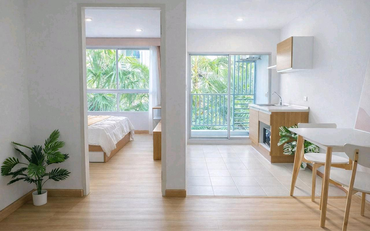 For SaleCondoRama 2, Bang Khun Thian : Condo for sale, newly decorated, ready to move in 🎉 Condo The Niche ID Rama 2, comfortable to live in, near the mall, near the hospital, easy travel 🧳