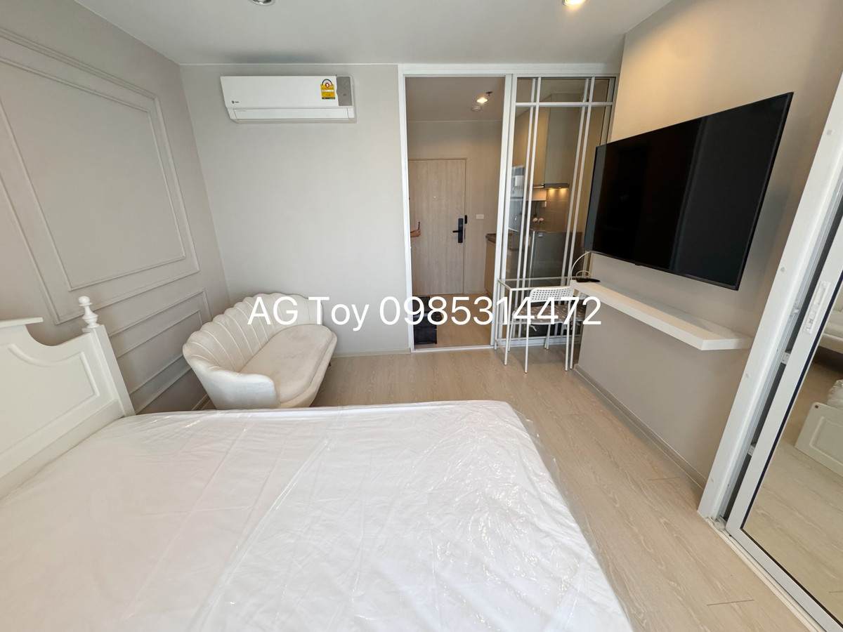 For RentCondoBang Sue, Wong Sawang, Tao Pun : For rent, corner room with beautiful built-ins, Ideo mobi Wongsawang, next to MRT Bang Son.