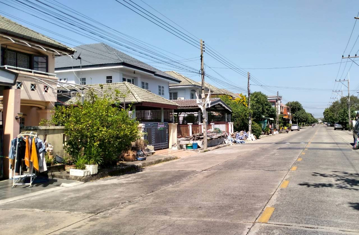 For SaleHousePathum Thani,Rangsit, Thammasat : 2-story detached house, 57.2 sq m., Phonpiman Village, Khlong 5, Rangsit Nakhon Nayok Road, Rangsit Subdistrict, Thanyaburi District, Pathum Thani Province.