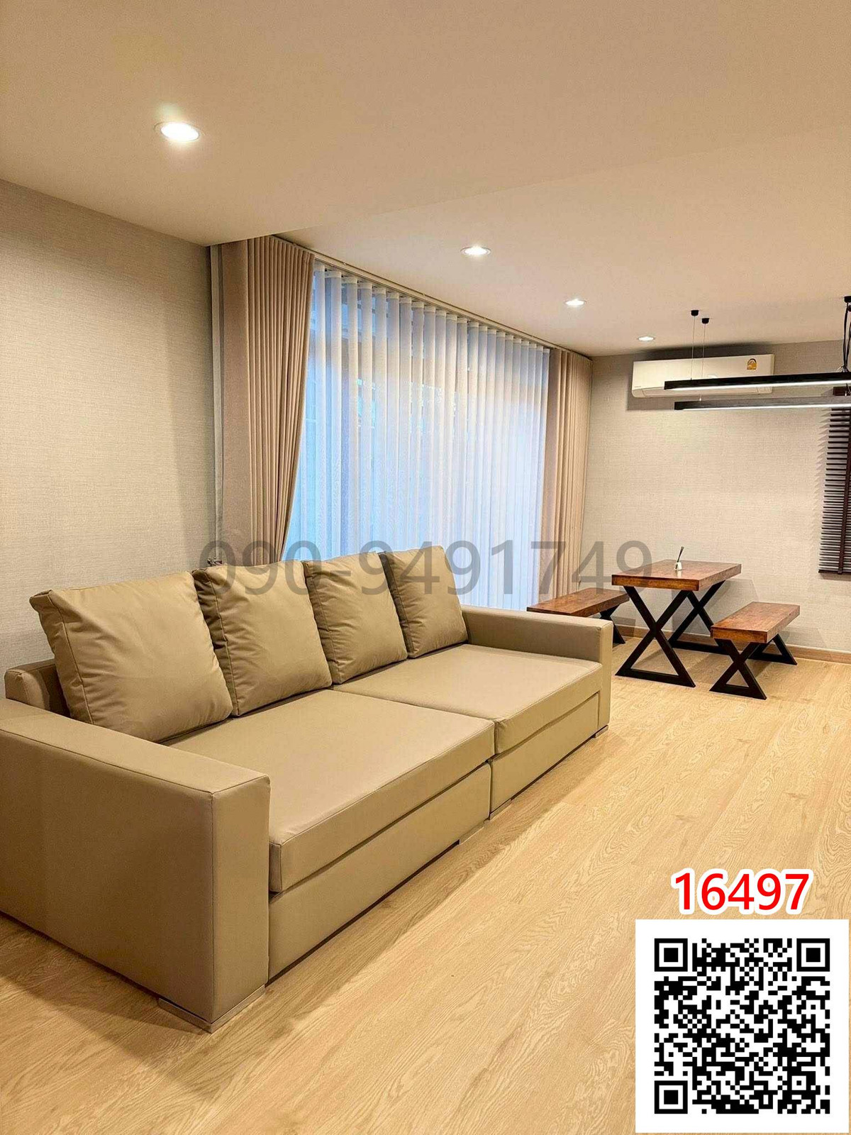For RentHouseBangna, Bearing, Lasalle : Single house for rent Areeya Como Botanica Bangna 1, modern style, fully furnished, near MEGA Bangna, just 5 minutes.