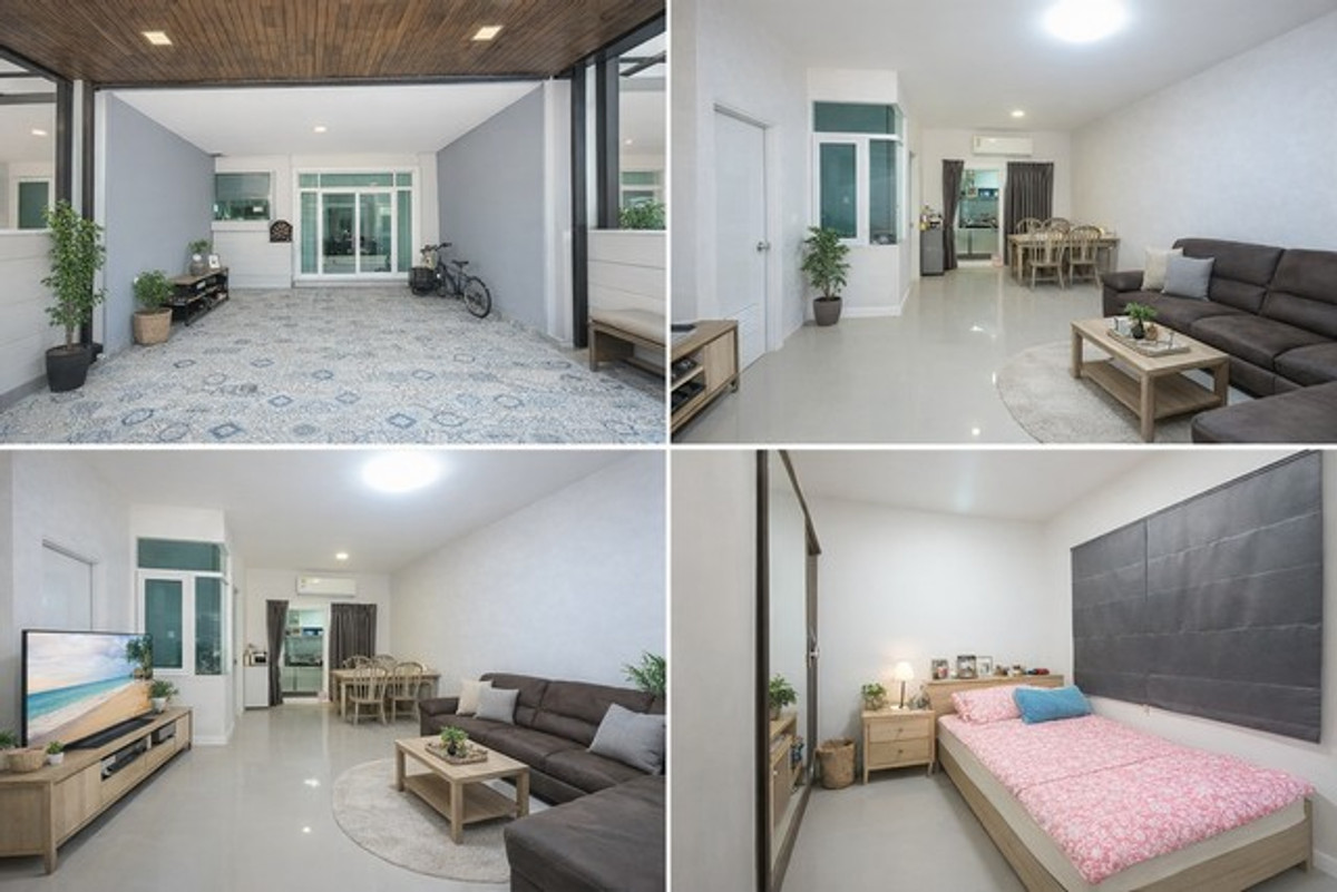 For SaleTownhomeRama5, Ratchapruek, Bangkruai : Casa Waterside Rama 5, comfortable for the whole family, 4 bedroom townhouse, quality project, loss.